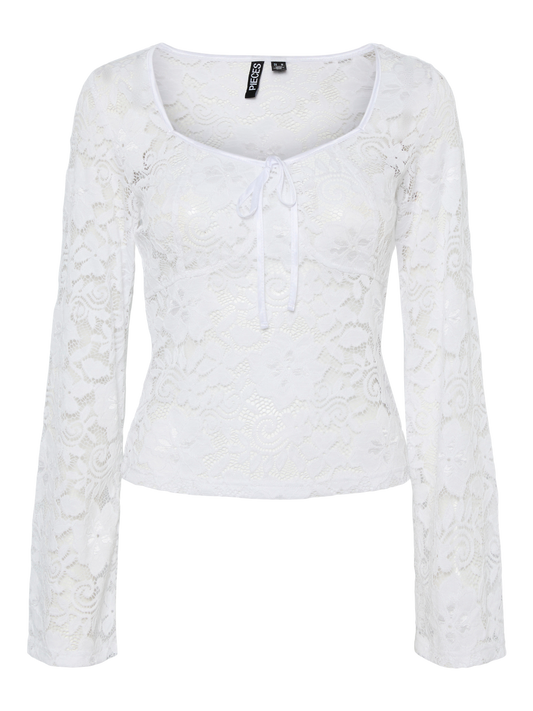 PCAMALIE T-Shirts & Tops - Bright White