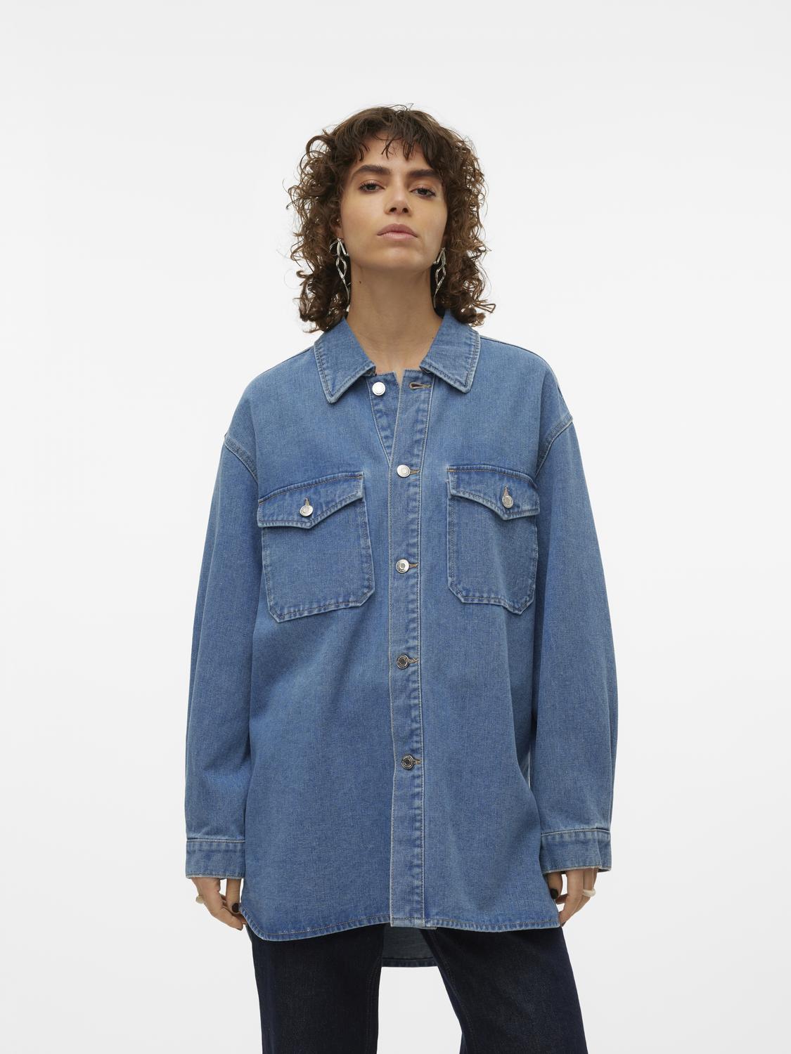 VMNAYA Shirts - Medium Blue Denim